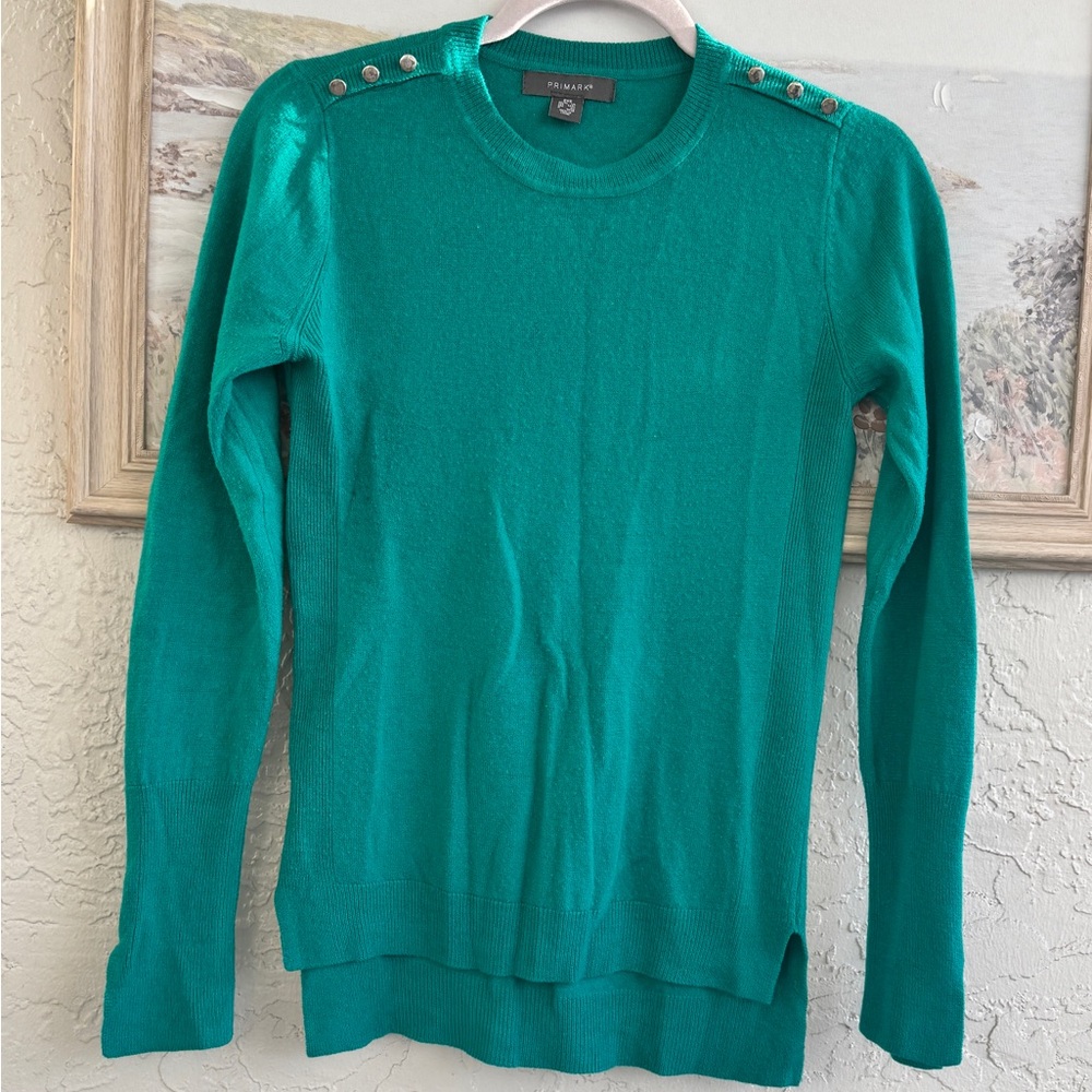 Primark Teal Crewneck Sweater